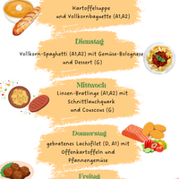 Unser Speiseplan