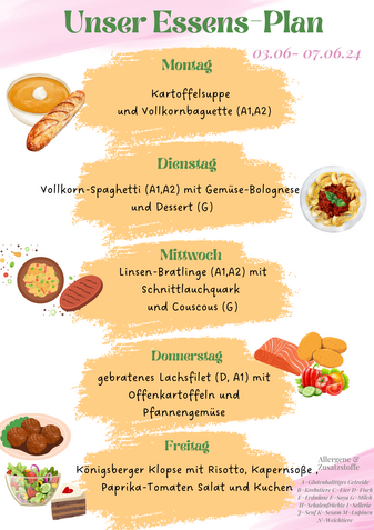 Unser Speiseplan